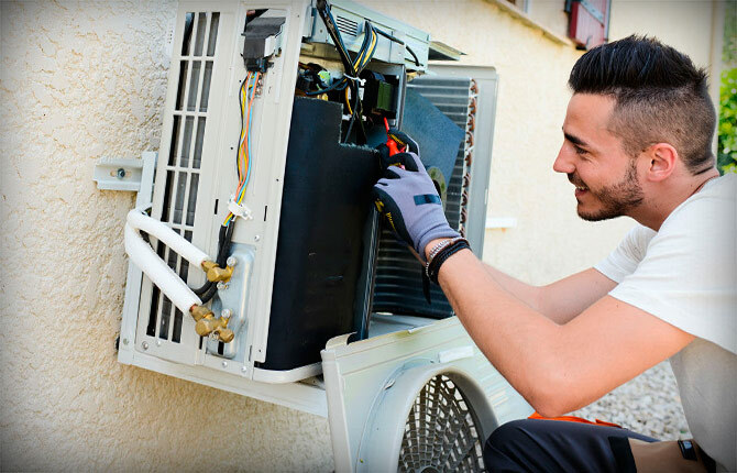 Luftkonditioneringsrören på utomhusenheten är frostade: orsaker och deras eliminering