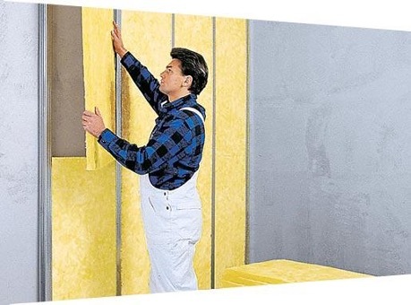 Installation of soundproofing walls