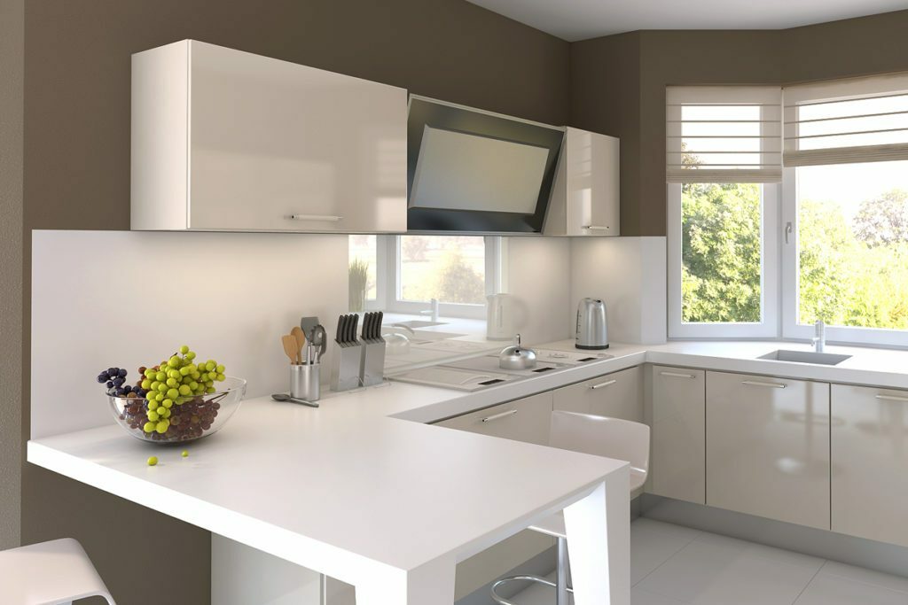 Diseño de cocina de 9 m2. m: foto interior, arreglo de muebles