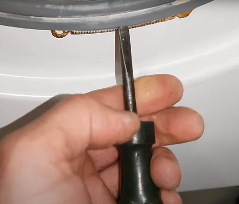 how to remove the seal on the LG washing machine - 4