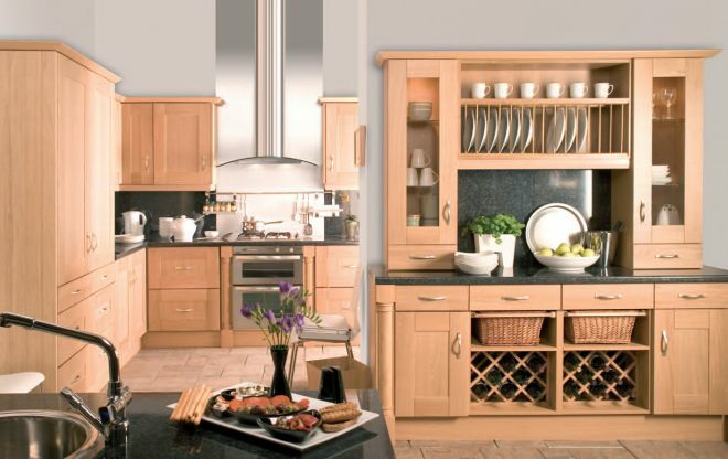 Combined kitchen cabinet