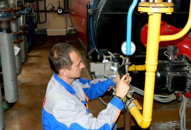 Disconnecting the gas boiler at the enterprise