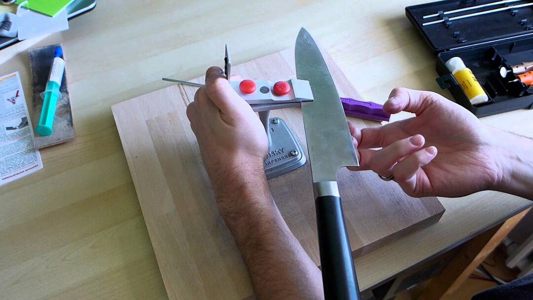 Kako sami narediti preprosto ostrenje nožev