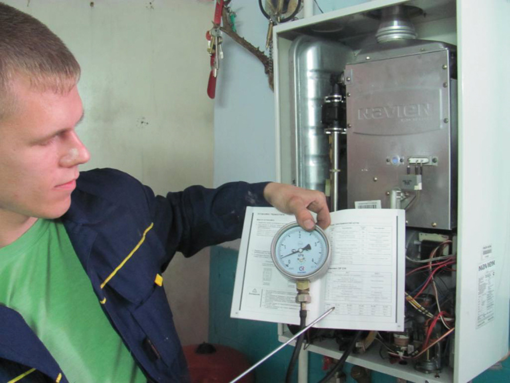 Preverjanje tehničnega stanja plinskega kotla 