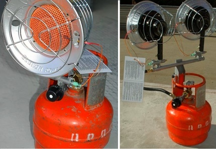 Heater with blower 