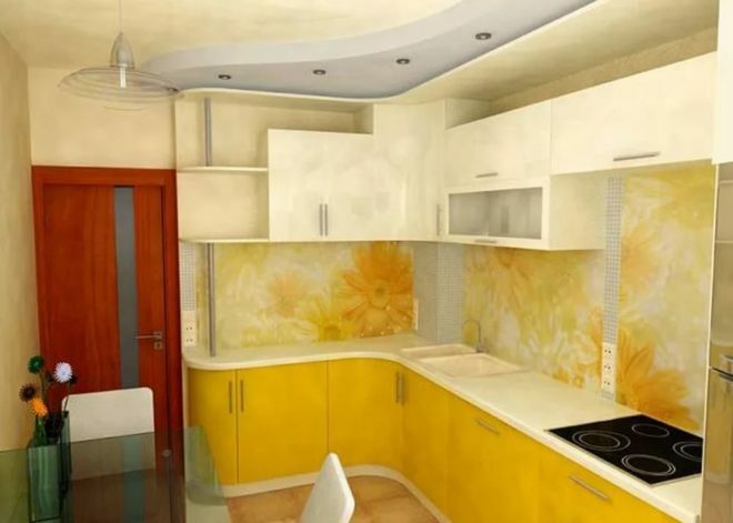 Yellow kitchen