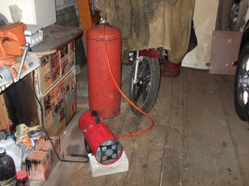 Plynový ohřívač na propan