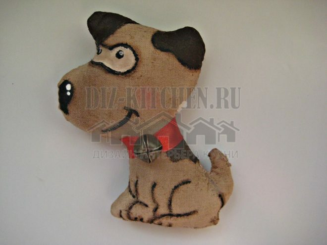 Magnet coffee toy " Cheerful dog"
