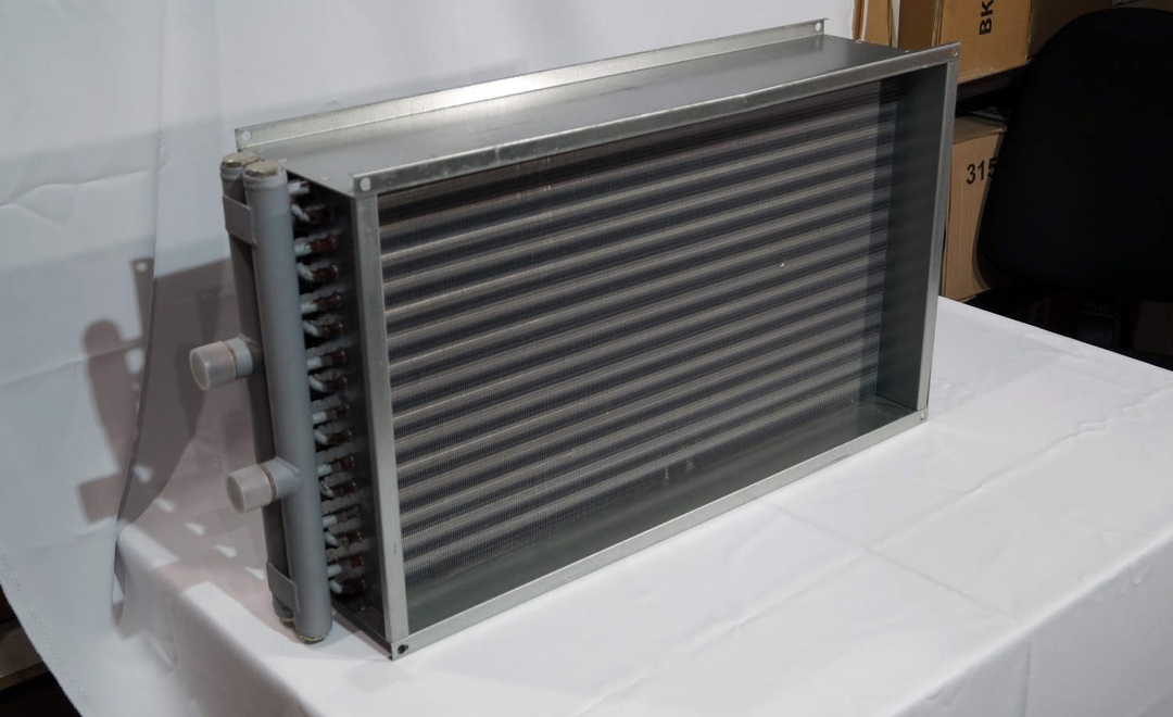 Heat exchanger for ventilation air heater