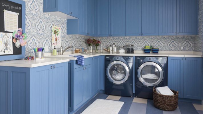 Where there should be a washing machine - a kitchen or bathroom?