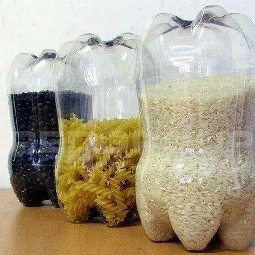 Behållare av plastflaska