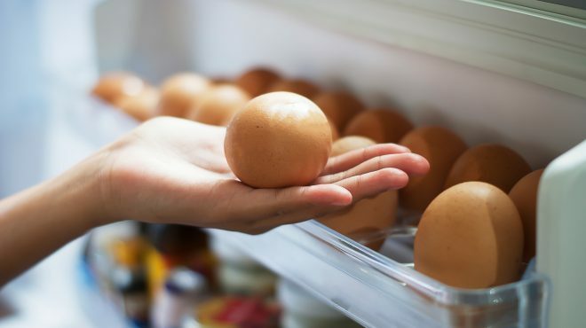 Kiaušiniai šaldytuve