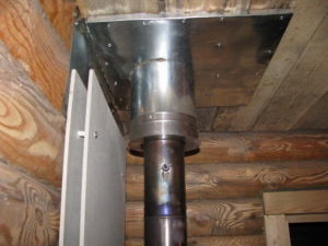 Dispozitivul cu coșul de fum din baia pentru o sobă de lemne: cum se calculează coșul pentru soba din baie
