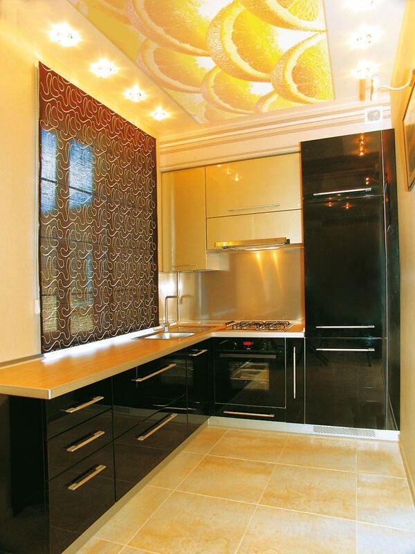False ceiling in the kitchen