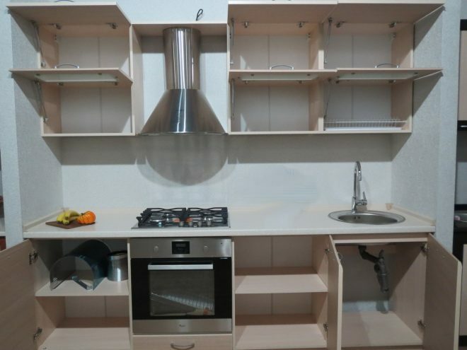 Modulære køkkenmøbler: fordele og ulemper, en oversigt