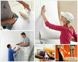 Step by step instructions for wallpaper