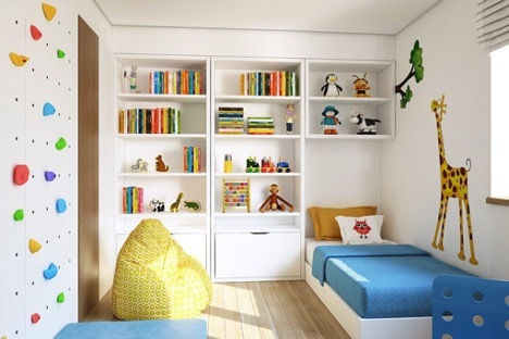 Organizing a functional children's room in an apartment: how to do it right - Setafi