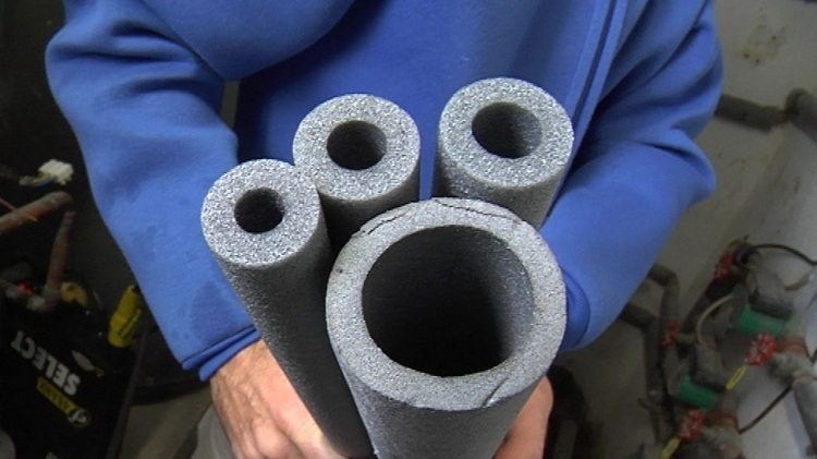 Styrofoam sylindere