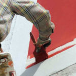 The choice of paint for painting building facades