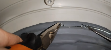 how to remove the seal on the LG washing machine - 7