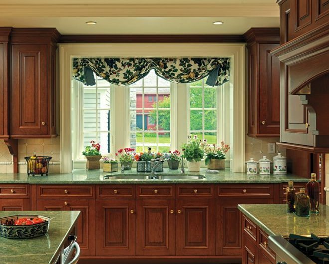Dekorácia okien v kuchyni