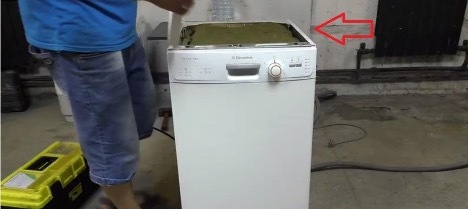 Como desmontar uma máquina de lavar louça Electrolux? Algoritmo de análise - Setafi