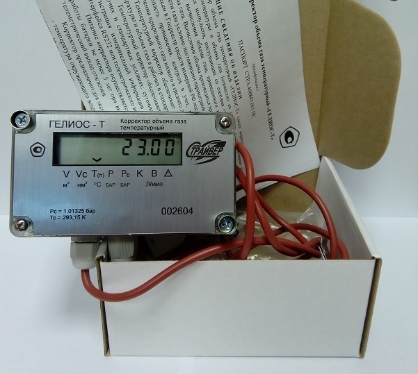 Gas meter thermocorrector