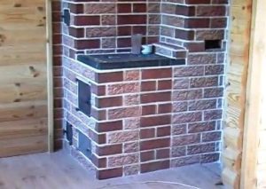 Facing of bath furnace brick: why use, the advantages of a brick as done intelligently