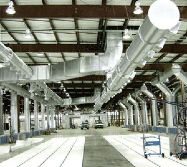 Továrenský ventilačný systém
