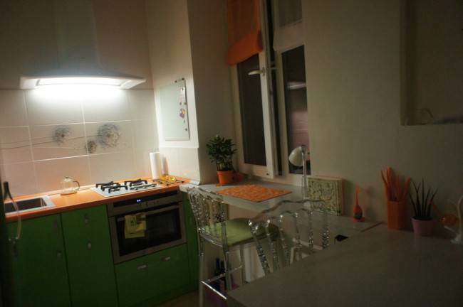 Kitchen in the evening
