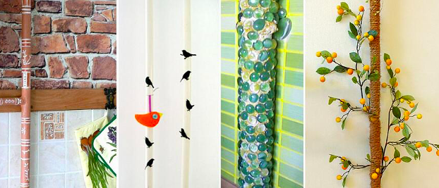 So dekorieren Sie Heizungsrohre in einem Raum: Anleitung, Foto – Setafi