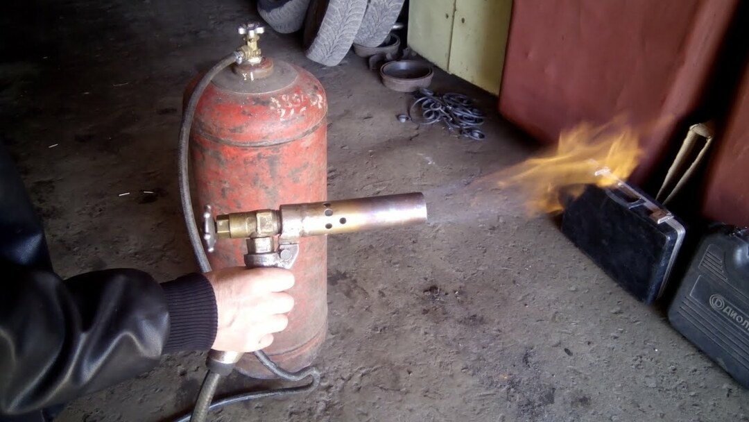 Propane gas burner