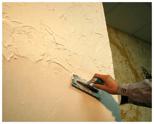 How to get a decorative pattern on plaster