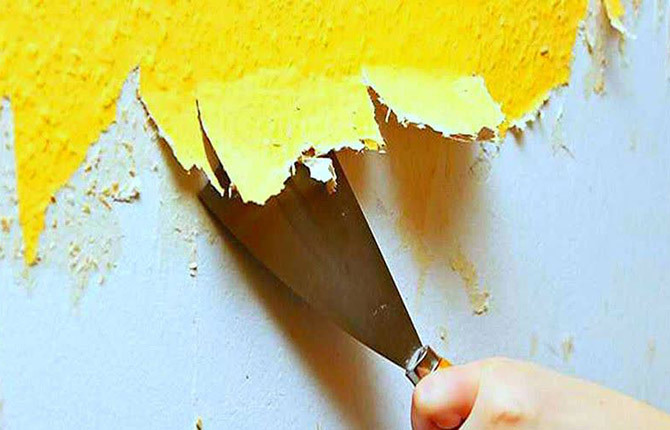 Removing paint fragments
