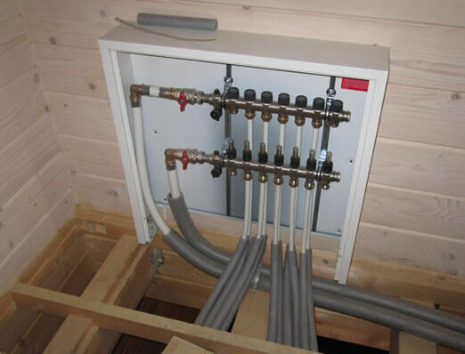 Collector heating system