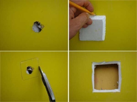 How to repair a hole in drywall