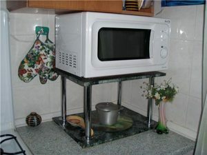 Wygodna kuchenka mikrofalowa w kuchni - zasady instalacji