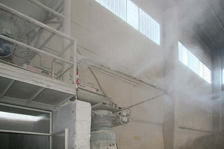 Sistema de nebulización industrial