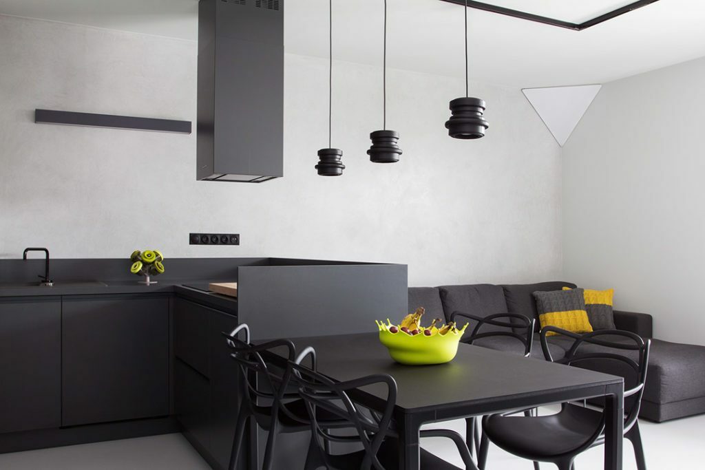Modern studio kitchen style