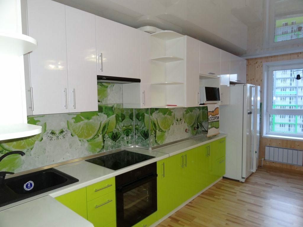 Lime kleur keuken