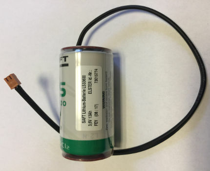Batterie des elektronischen Korrektors