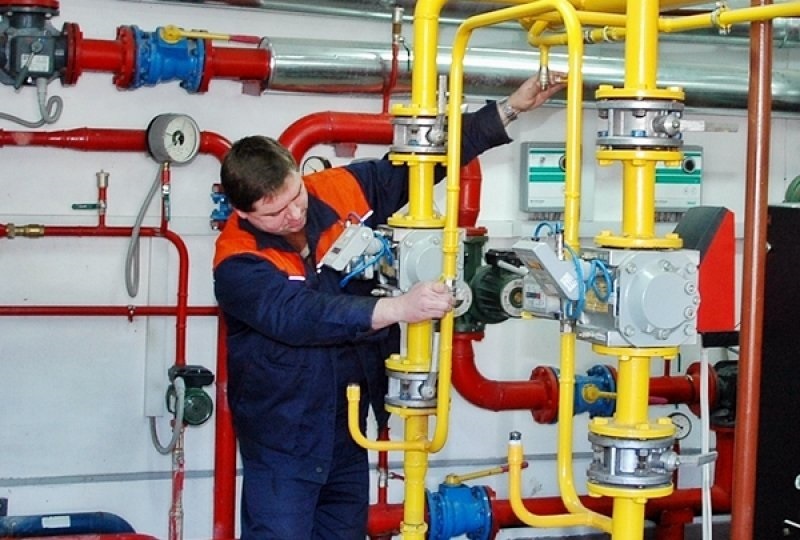 Service of the PSK in the gas system