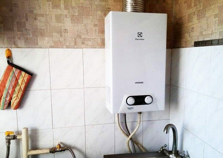 calentador de agua a gas