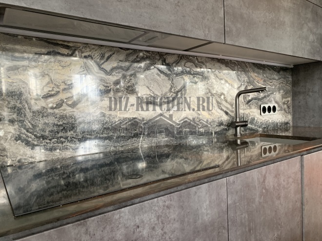 marmorni predpasnik marmor Arabescato Orobico Grigio