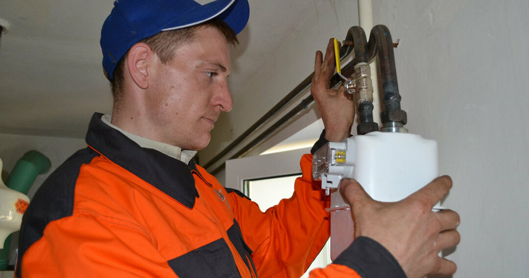 Installing a gas meter
