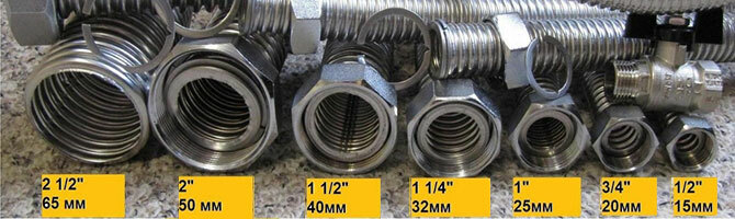 What you need to know about choosing a flexible hose diameter