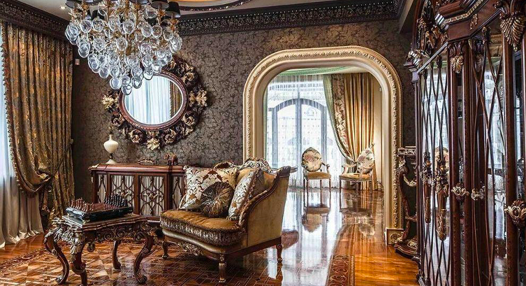 Baroque style in the interior of an apartment: what a renovation with monograms looks like – Setafi