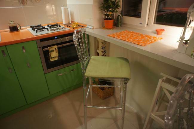 Mesa na cozinha 