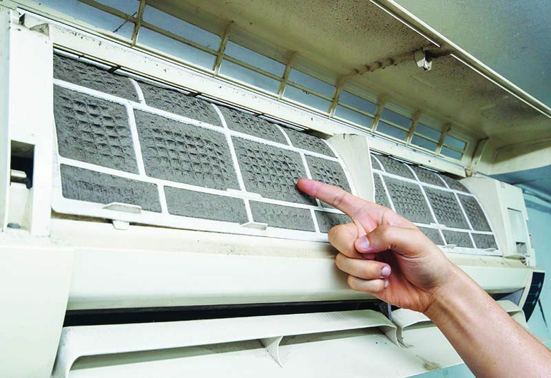 Klimatizace Vzduchové filtry