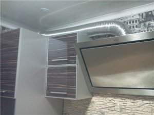 Air duct in the kitchen